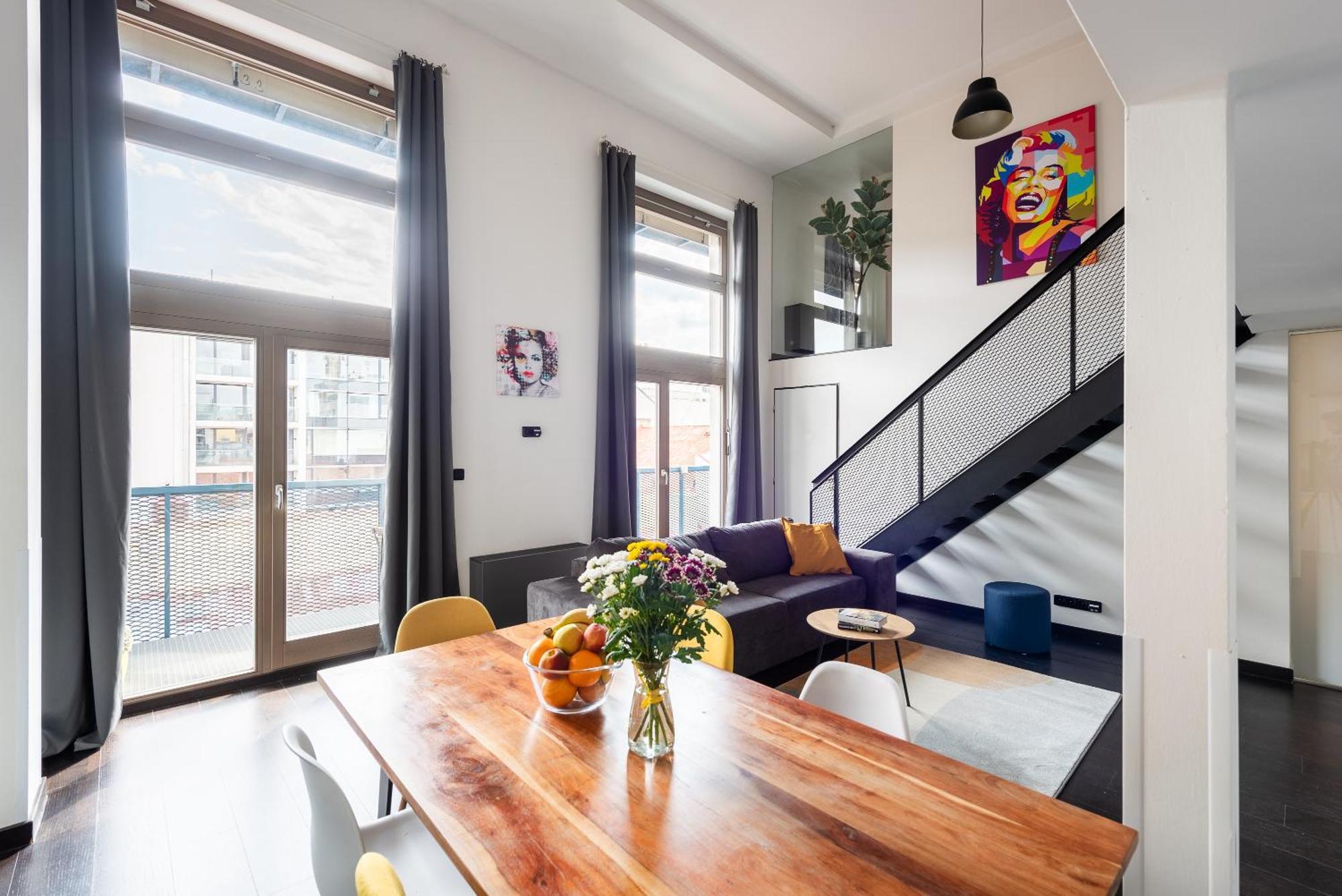 Duplex Apartment With 3 Bedrooms Prag Dış mekan fotoğraf